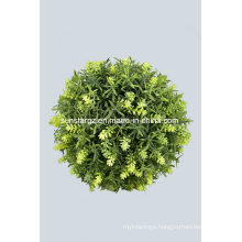 Plastic PE Grass Artificial Plant Lavender Ball with Flower for Home Decoration (50416)